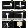 thumbnail image 4 of Stainless Steel Household Manual Pasta Machine Italy Noodles Press Machine Pasta Maker With 7pcs Noodle Mould And Pasta Rack, 4 of 5