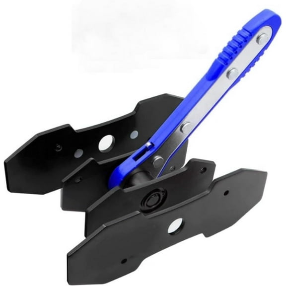 Brake Caliper Compression Tool Set, 360° Ratcheting Brake Piston Press Tool with 4 Magnetic Adapter Plates for Automotive Disc Brake Service & Maintenance