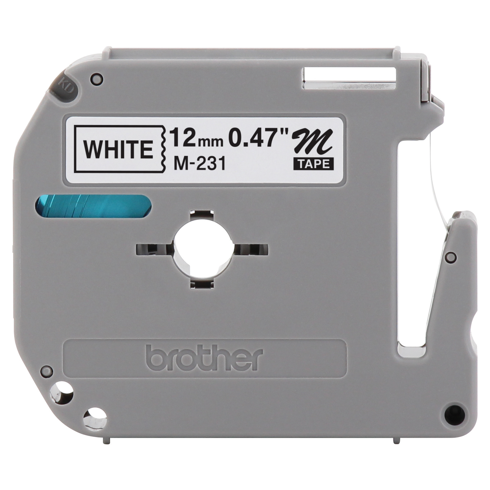 Brother P-touch M2312PK Label Tape, 2-Pack Black on White photo 5