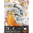 thumbnail image 7 of Fall Maple Leaf Cloth Napkins Set of 4 Reusable Dinner Napkins, Thanksgiving Orange White Pumpkin Plaid Cocktail Napkin Washable Table Napkins for Wedding/Holiday Party/Baby Shower 20"x20", 7 of 7