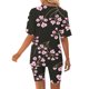 thumbnail image 5 of Blusas para las Mujeres Casual Impreso Cuello en V Manga Corta Blusa Pantalones Cortos, Conjuntos de Ropa para las Mujeres, 5 of 6