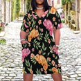 thumbnail image 2 of Chameleon Floral Pattern Loose Pocket Dress Dresses Summer Summer Dresses for Women, 2 of 9