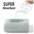 thumbnail image 6 of 27.5x55 Inches Luxury Bath Towels Set of 6 Large, 100 Percent Cotton 650GSM Super Absorbent Soft Shower Towels for Bathroom (Green, 6pieces), 6 of 12