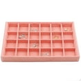 thumbnail image 4 of Organizador de caja de joyería jinwen con Bandeja de exhibición de brazalete de moda 4 piezas de terciopelo, 4 of 8
