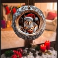 thumbnail image 1 of Animals Christmas Ornaments Christmas Tree Animals Print Acrylic Ornaments Forest Animals Decorations Christmas Decorations Souvenir Gifts, 1 of 9
