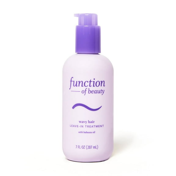 Function of Beauty Wavy Hair Leave In Treatment Base with Babassu Oil, 7 fl oz