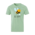 thumbnail image 3 of Hat and Beyond Mens Digital Print Kids Happy Bee Cartoon Premium Cotton Plain Short Sleeve Tee Shirt, 3 of 7