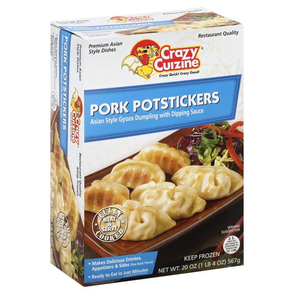 Crazy Cuizine Asian Style Pork Potstickers, 20 oz