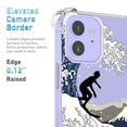 thumbnail image 4 of Tokyo Wave Clear Case for iPhone 12 Mini,Aesthetic Art Design Case for Men Women,Unique Soft Transparent TPU Bumper Case Cover, 4 of 5