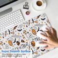 thumbnail image 4 of Long Mouse Pads for Desk,Trick or Treat Halloween Pattern Desk Mats on Top Of Desks, Desk Mouse Pad Extra Large with 3mm Non-Slip Base and Stitched Edge for Gaming,Office,Work,Home 31.5x15.7in, 4 of 5