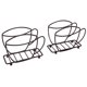 thumbnail image 5 of Servilletero de Hierro Forma de Taza de café Resistente y Elegante Organiza y Eleva las Servilletas para Cocina Restaurante Fiesta de Picnic ANGGREK Otros, 5 of 8