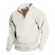 thumbnail image 1 of Spring And Autumn Men's Standing Collar Sweatshirt Is Outdoor Casual Sweaters Tops S, 1 of 3