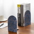 thumbnail image 5 of Naloa Function Source Code 2 Pcs Bookend Large Capacity Office Book Ends for Home Office Library School Study Decoration, 5 of 8