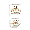 thumbnail image 3 of Fiudx Pegatina de Reno Navideño para Puerta, Mensaje Festivo de Bienvenida, Autoadhesiva de Pvc, Fácil Instalación, Decoración Multiusos, para Salón, Oficina, Alegría Navideña, 25 X 30 Cm., 3 of 5