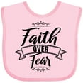 thumbnail image 3 of Inktastic Cancer Awareness Faith over Fear Boys or Girls Baby Bib, 3 of 4