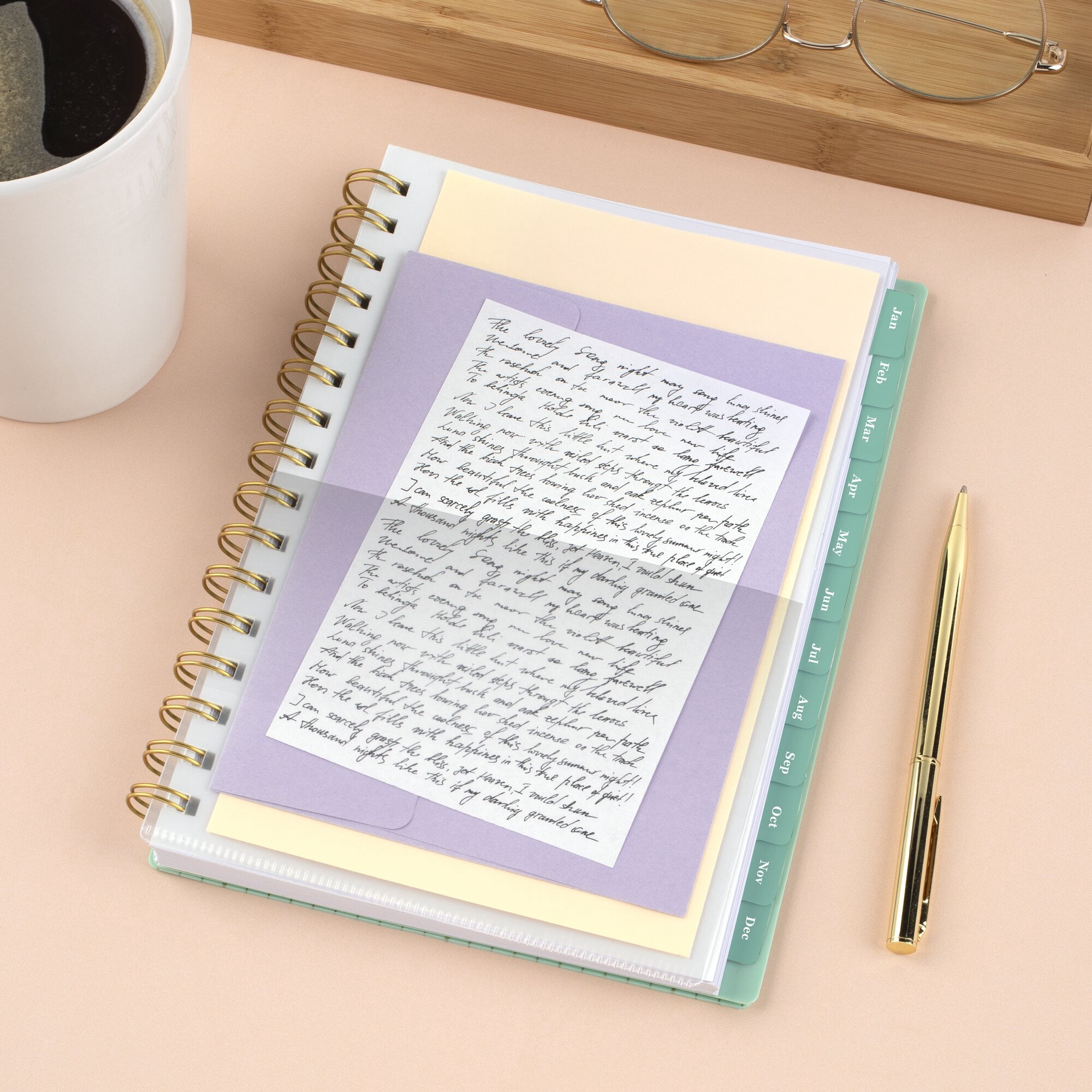 Mead Cambridge Glimmer 2027 Weekly Monthly Planner Small 5 12 x 8 12 - Regular