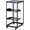 Black 20U, variant on 20U Open Frame Server Rack, 23 in -40 in Adjustable Depth, Wall Mount & Free Standing Network Rack with 4 Lockable Casters & 2Pcs 1U Server Rack Shelf, Holds All Your IT/AV Equipment Rack