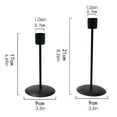 thumbnail image 2 of Wrought Iron Candle Holder Candlelight Display Stand Decor Candlestick Handy, 2 of 3