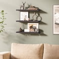 thumbnail image 2 of Ballucci 24" Floating Shelves for Wall, 3-Pack with Invisible Brackets, 6" Deep, Black, 2 of 6
