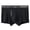 Black, variant on Men's Underwear Comfortable Mid Rise Briefs with Color Block and Letter Detailing for Everyday Wear Breathable Wicking for All Seasons and Daily Comfort, XL, Black