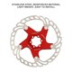 thumbnail image 4 of Disco De Freno De Bicicleta De Carretera, Disco De Freno Flotante De Bicicleta Hueco Grande 6 Pernos Fácil De Instalar aleación De Aluminio Ligera Roja Acero Inoxidable Para, 4 of 7