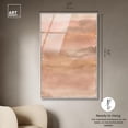 thumbnail image 5 of Sienna Pigments Blend Framed High-Gloss Acrylic Glass Wall Art Boho Abstract Wall by Art Remedy, White Frame, 36 x 54, 5 of 7