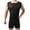 Black, variant on LSLJS Men Casual Round Neck Short Sleeve Round Neck Pullover Underwear Perspective Breathable Sleeveless Wide Shoulder Vest Briefs Set, Mens Underwear