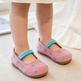 thumbnail image 5 of Toddler Girls Solid Round Toe Princess Dress Shoes, Non Slip Soft Comfort Sole Slip On Casual Footwear for Little Girls Daily Outfits Pink 13-14 Years, 5 of 7