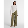 thumbnail image 3 of Time and Tru Women's High Rise Draped Utility Jeans, 30" Inseam, Sizes XS-XXXL, 3 of 6