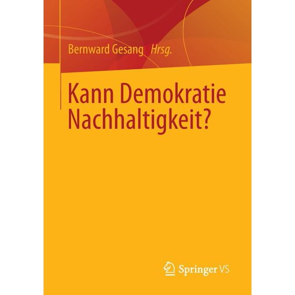 Kann Demokratie Nachhaltigkeit?, (Paperback)