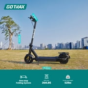 GOTRAX Eclipse Ultra Peak 750W Adult Electric Scooter with 10 Pneumatic Tire Max 32mile and 48V 20mph, Foldable Escooter for Adult Black