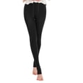 thumbnail image 5 of Ghalytn Women's Fleece Lined Leggings - High Waist Thermal Tights with Foot Straps, Winter Warm Stretch Pants, 5 of 6