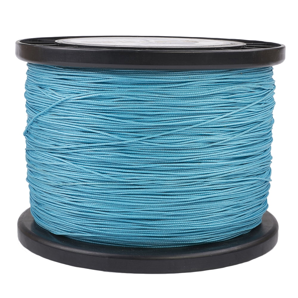 HERCULES Super Cast 1000M 1094 Yards Braided Fishing Line 200 LB Test for Saltwater Freshwater PE Braid Fish Lines Superline 8 Strands - Blue, 200LB (90.7KG), 0.75MM