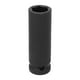 thumbnail image 1 of Dado de ImpactO Profundo Métrico de 17, 18 O 19 mm, 6 Puntas, Forjado Con Material de Acero Resistente Con Revestimiento Satinado Negro, Funciona Con Llave Neumática o Llave de, 1 of 7