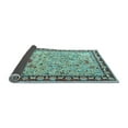 thumbnail image 2 of Ahgly Company Indoor Round Animal Light Blue Traditional Area Rugs, 8' Round, 2 of 4