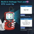 thumbnail image 6 of Wtuhu V600 Automotive Diagnostic Tool with Code Reader, Red 1 Piece, 6 of 9