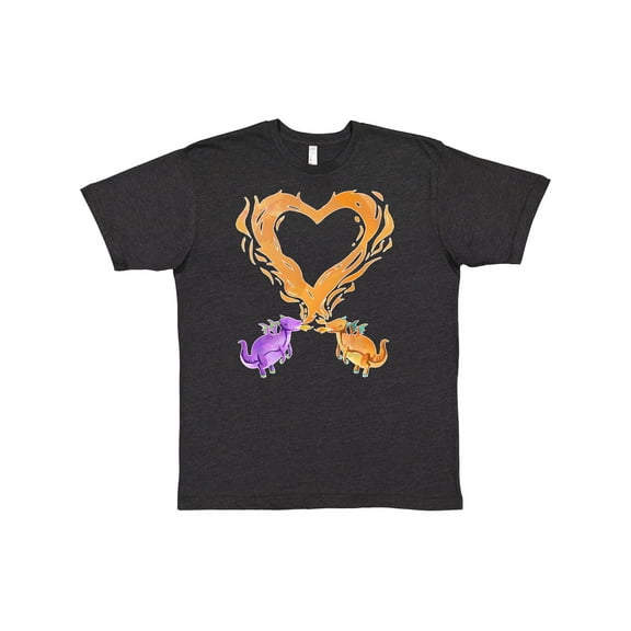 Inktastic Fire Heart Dragons T-Shirt