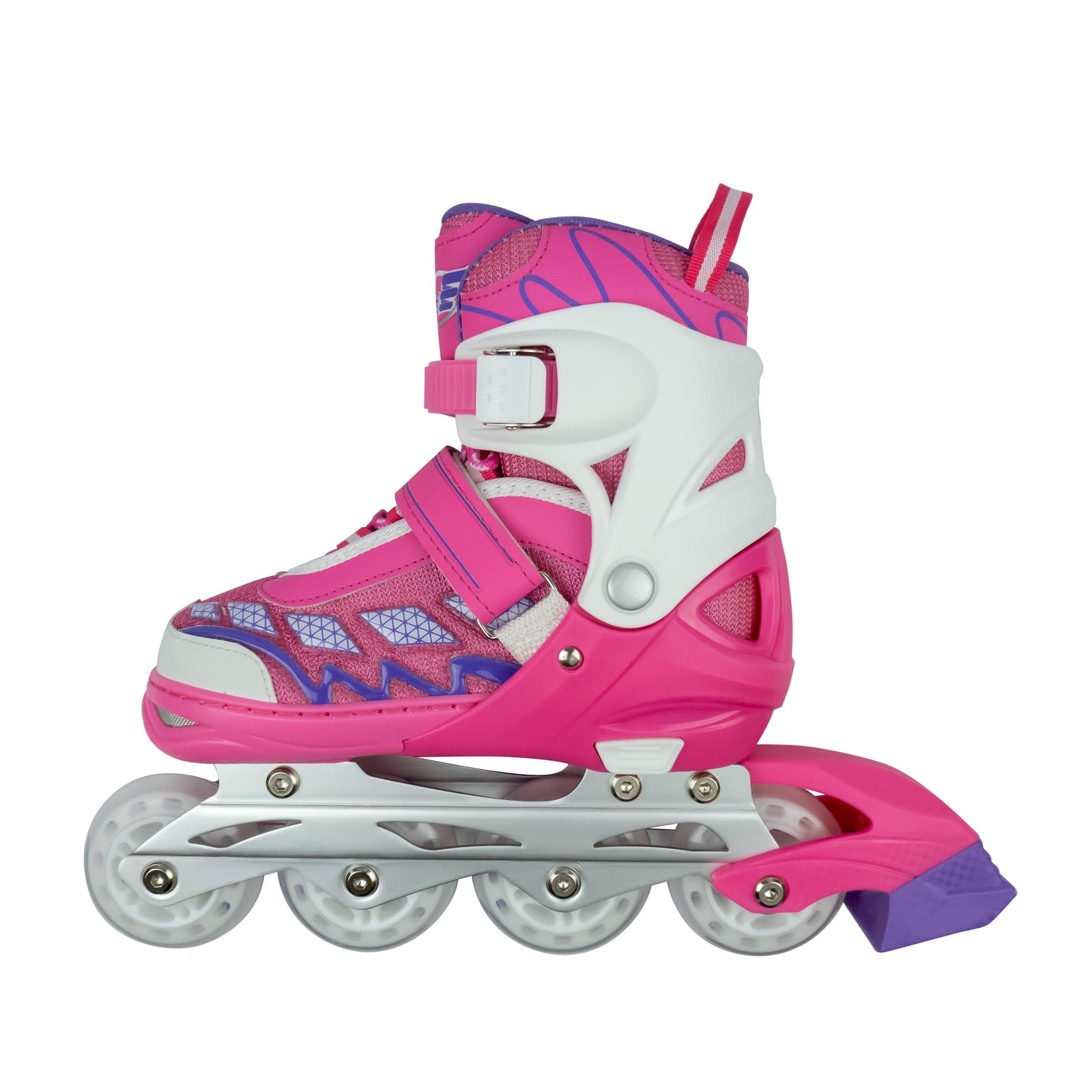 Eliiti Kids Inline Skates for Girls Boys Size 13J to 9 Adjustable Roller Blades