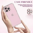 thumbnail image 5 of Bling Diamond iPhone 12 Pro Max Camera Lens Protector, Dteck Glitter Metal Lens Protective Cover for Apple iPhone 12 Pro Max, Pink, 5 of 5