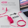 thumbnail image 4 of Cargador BITC USB tipo C de 45 W para HP Chromebook X360 14 14A 11 13, 4 of 8