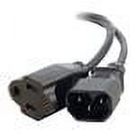 UPC: 0757120031482 | 6FT MONITOR POWER ADAPTER CABLE (NEMA 5-15R TO IEC320 C14)
