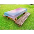 thumbnail image 1 of Pastel Outdoor Tablecloth, Abstract Blurry Colors Composition Sweet Daydream Fantasy Miscellaneous, Decorative Washable Fabric Picnic Table Cloth, 58 X 84 Inches,Pink Aqua Peach White, by Ambesonne, 1 of 2