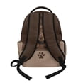 thumbnail image 2 of SCRAWLGOD Dachshund Print Brown School Backpack with Adjustable Padded Strap, 17 Inch 600D Polyester Backpack, Lightweight Multi-Pocket Daypack, 2 of 6