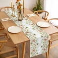 thumbnail image 3 of Table Runner 70 Inches Long for Kitchen Dining, Spring Green Flowers Dresser Scarf Farmhouse, Dining Table Decorations for Wedding/Parties, Watercolor Floral Botanical 13 x 70 In, 3 of 8