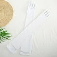 thumbnail image 2 of Ugoldhm Women's Long Lace Wedding Gloves, Elegant Sheer Gloves for Bride & Special Occasions, 2 of 2