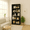 Black, variant on Paproos 5 Tier Bookshelf, 70.9”H Tall Floor Standing Open Bookshelf with Anti-Tipping Device, Modern Wood Book Shelf, 5 Shelf Bookcase for Home Office, Living Room, Bedroom, White