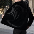 thumbnail image 4 of Coat for man Men's Short Hooded Jacket Winter Casual Outerwear Solid Color Warm Comfortable Coat, 4 of 8