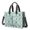 French Bulldog and Dot Blue Pattern, variant on Dachshund Rainbow White Pattern Canvas Messenger Tote Bag, Work Tote with Multi Pockets & Removable Strap, Magnetic Closure Gifts for Work Travel Shopping