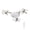 A, variant on 3-Head Drone Ceiling Fan with Light, Modern Mount LED Chandelier, 3-Color Dimmable Lighting, Quiet Air Circulator with Remote Control for Bedroom Living Room
