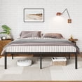 thumbnail image 5 of Auroral Zone 18 inch King Metal Platform Bed Frame, Heavy Duty Mattress Foundation, No Box Spring Required, 5 of 7